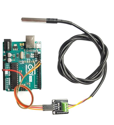 DS18B20 Temperature Sensor Module Kit with High-Accuracy Waterproof for Arduino Raspberry Pi DIY and Other Experiments