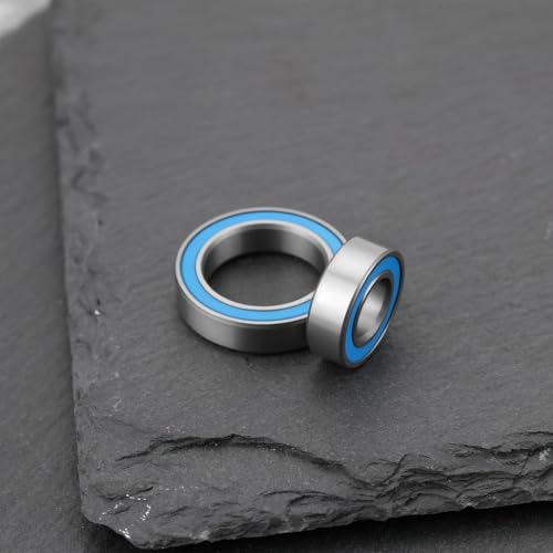 8pcs RC Car Hubs Carriers Bearings Kit Compatible with Arrma Big Rock Compatible with Typhon 3S BLX Upgrade Parts 6x12x4mm/12x18x4mm
