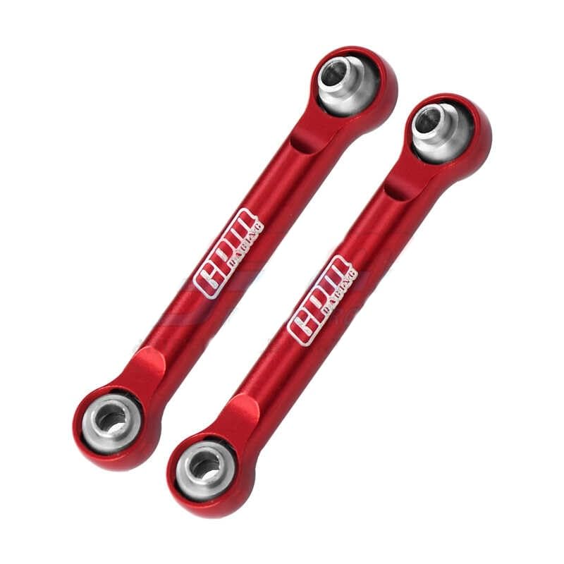 Palumma Front Steering Link Rod Aluminum 7075 for ARRMA 1/14 Mojave GROM Upgrade Accessories (Red) - color: Red