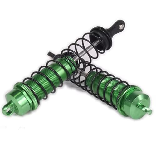 Rc Special Shock Absorber for Losi for Axial for Tamiya 1/8 2PCS/Set Adjustable 140mm Aluminum Shock Absorber Damper Rc Car for Buggy Truck Crawler Upgrades Parts(Green) - size: Green