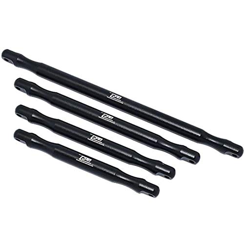 GPM Aluminum Front&Rear Support Brace Bar for ARRMA 1/5 Outcast 8S Blx Stunt Truck-Ara5810 (Black) - color: Black
