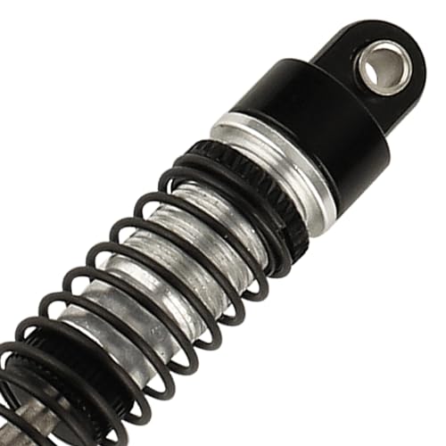53mm 59mm 66mm 78mm Aluminum Long Threaded Shocks Absorbers Oil Damper for 1/18 RC Crawler TRX4M TRX-4M KUpgrade Parts (53mm-black) - color: 53mm-black