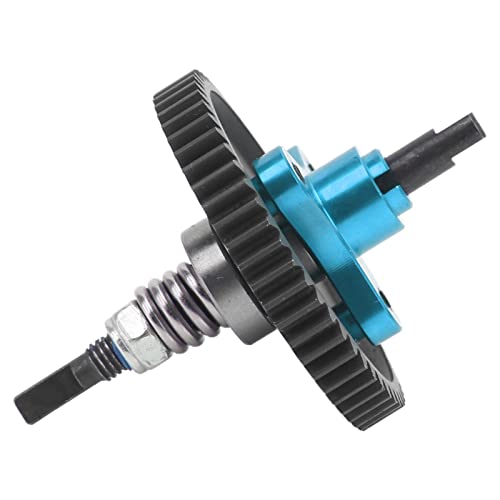 SUNGOOYUE 54T Spur Gear Complete Slipper Clutch Assembly, Aluminum Steel Differential Gear with Accuracy Manufactured Teeth, for Slash 4x4 Rustler HuanQi 727 1/10 RC Cars (Blue) - color: Blue