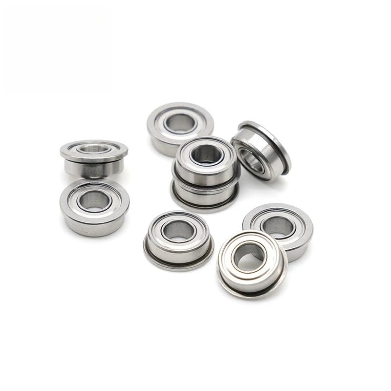 F685ZZ Flange Bearing 5x11x5 mm ABEC-7 (10 PCS) Flanged F685 Z ZZ Ball Bearings - size: F685ZZ 5x11x5