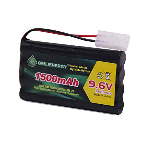 9.6V NI-MH Rechargeable Battery Pack with Standard Tamiya Connector for RC Car, Robots and OTC Genisys 239180 & EVO Scanner(2 Pack) - color: 2 pack 9.6V Battery