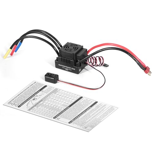 Readytosky RC 80A Brushless ESC 2-4S Waterproof Electric Speed Controller | For 1/8 RC Car Truck