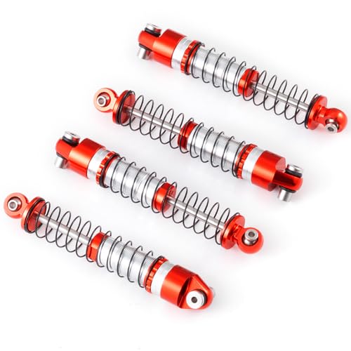 RCLIONS 48mm Big Bore Oil Shock Absorber for AXIAL SCX24 Deadbolt JLU Gladiator 1/24th RC Crawler Car Upgrade Parts - size: 48mm