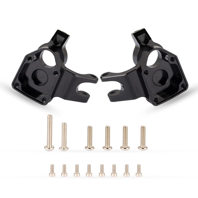 KYX Racing Aluminum Portal Axle Steering Knuckles Set Upgrades Parts Accessories for 1/18 RC Crawler Car Axial Capra UTB18