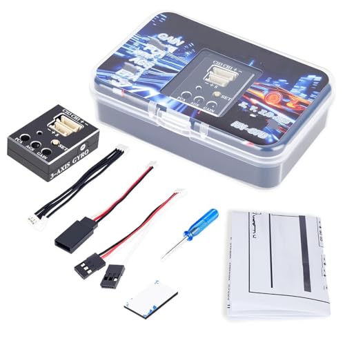 RC Car Repair Kit for RC Drift for Racing Car Professional 1Pcs Metal Automatic Stability Control Gyroscope Gyro Integrated Compact Upgrade Parts