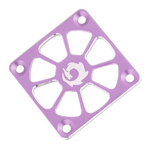 Tyenaza RC Cooling Fan Cover, 1.57in Wide Aluminium Alloy Easy Installation RC ESC Cooling Fan Cover for Repair Replacement(40 x 40mm)