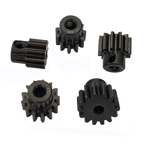 32P Pinion Gear 3.175mm Shaft 10T 11T 12T 13T 14T for RC Motor A | Steel Metal,Sturdy,With Hex Key - style: 10T 11T 12T 13T 14T