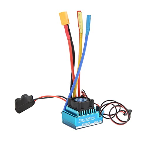 120A RC Brushless ESC and with Programmable Features 9th Acceleration XT60 Plug Ideal for 10 and 8 RC Car Enthusiasts and Hobbyists