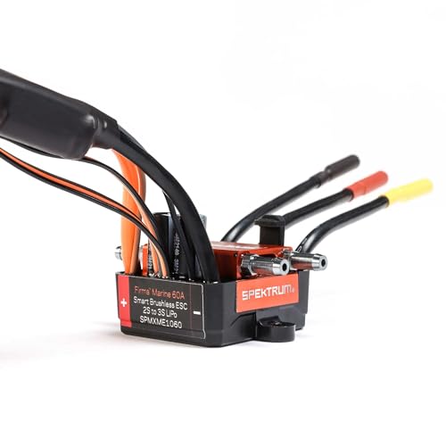 Spektrum Accessories 90 Amp Smart Brushless Marine ESC, SPMXME1060