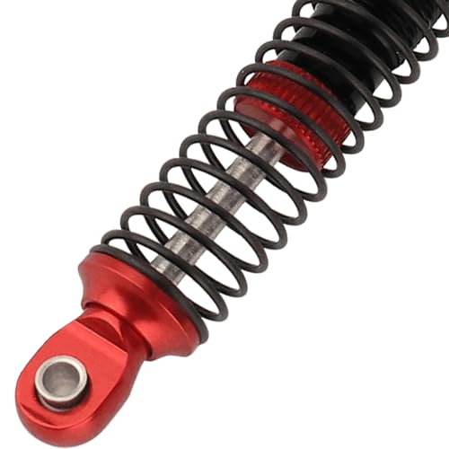 53mm 59mm 66mm 78mm Aluminum Long Threaded Shocks Absorbers Oil Damper for 1/18 RC Crawler TRX4M TRX-4M KUpgrade Parts (59mm-red) - color: 59mm-red