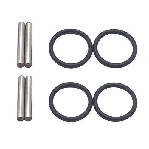 4Pack ShareGoo Aluminum 17mm Wheel Hex Hub 30mm Extension Adapter Drive Hub with 12mm Anti-Dust Cap Compatible with HPI HSP Axial Traxxas Himoto 1/8 RC Car Buggy Monster Truck