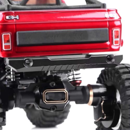 RC Bumper For Red cat For Ascent-18 1/18 RC Crawler Aluminum Front Rear Bumper Set Hard Body Bumper Upgrades Parts Accessories