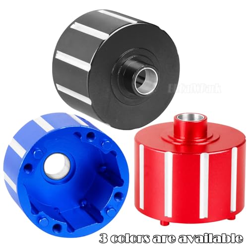 Aluminum Differential Carrier Diff Case Upgrades Part for 1/5 Kraton 8S BLX Outcast 8S BLX,Red - color: Red (Upgrades Part)