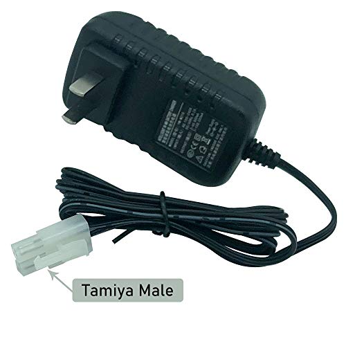 RC Car Battery Charger for NiMH/NiCd Battery Packs Charger, 9.6V 7.2V 8.4V Battery Charger with Tamiya Plug Charger for Traxxas NiMH Batteries and Airsoft Battery
