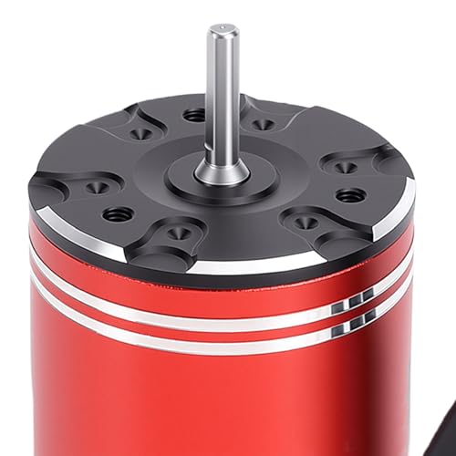 Drfeify Brushless Motor and ESC, 2800KV Sensorless Motor 3.17mm Shaft with 75A Speed Controller Set for 1/10 Scale RC Cars Boats