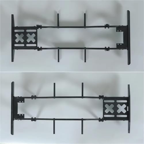 RC Car Parts for Axial for SCX10 D90 TF2 B5 1/10 Metal Chassis Set Rails Frame Shock Towers Leaf Springs Mounting Holes Accessories RC Crawler Upgrade Car Parts