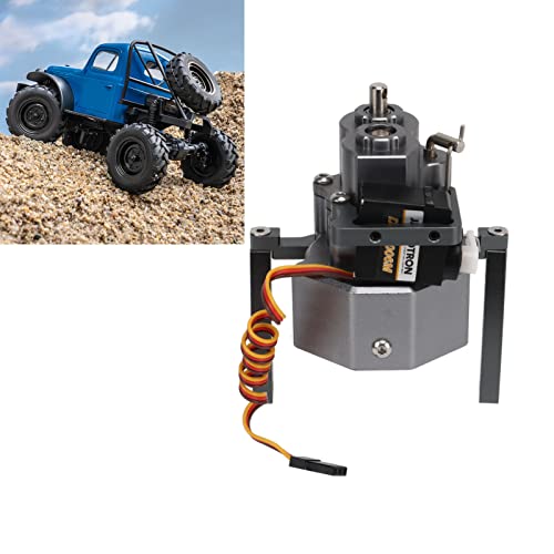 plplaaoo RC Gear Box Transfer Case Aluminum Alloy Anodize Accurate RC Gear Box Kit with Shaft for SCX10 1/10 313mm Wheelbase (You Color) - color: You Color
