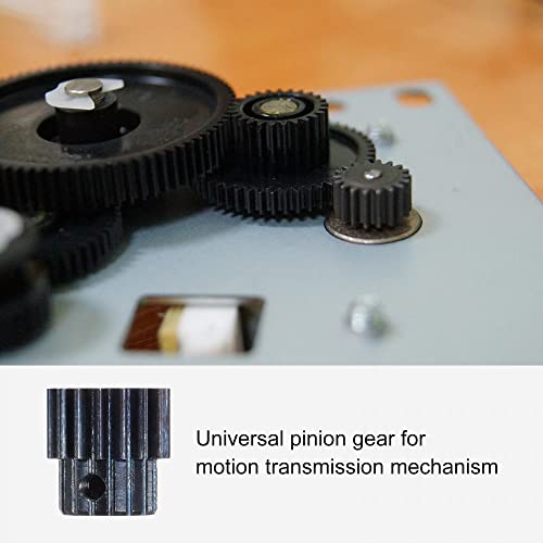 uxcell 1Mod 16T Pinion Gear 7mm Bore Hardened Steel Motor Rack Spur Gear with Step for RC Car Truck Buggy Gear Drive