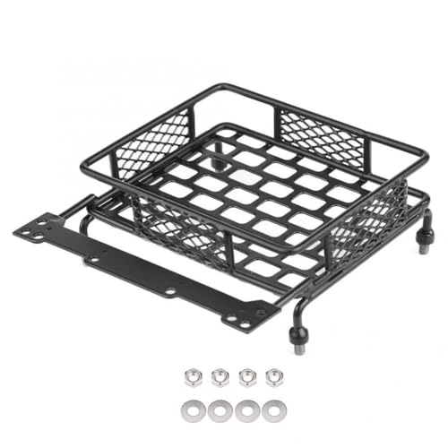 3 Size Metal Roof Rack Luggage Compatible with 1 10 Scale CC01 RC Crawler Car Upgrade Parts(Small 113x108mm) - color: Small 113x108mm