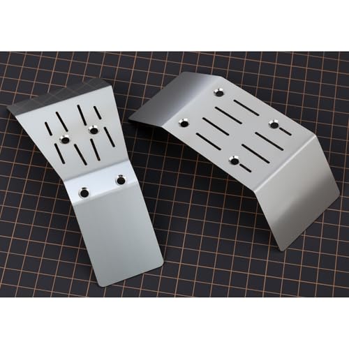 Stainless Steel Front Rear Chassis Armor Guard Plate for Arrma 1/10 Gorgon 2WD