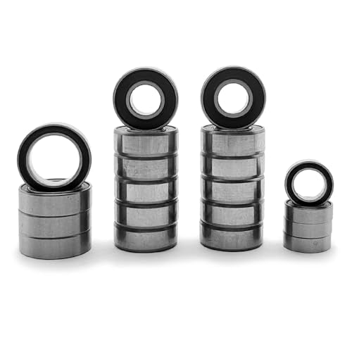 20Pcs Complete Ball Bearings Kit for Tamiya TT-01 TT01 TT-01E TT-02B All Versions TT-01D Chassis Rc Car Part
