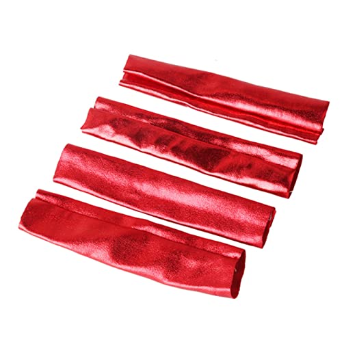PRETYZOOM Absorber Cover Set for 1/8 RC Cars Universal Spring Protection 4-Pack Red Compatible Buggy and Truck Models