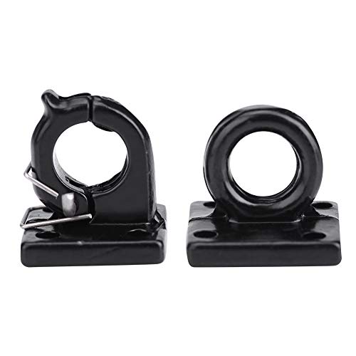 aqxreight Simulation Trailer Tow Lock Shackle Bracket Set for Axial SCX10 D90 D110 TF2 RC Car Car Much Your of High Installation and Matched Screws the Easy with of RC Trailer