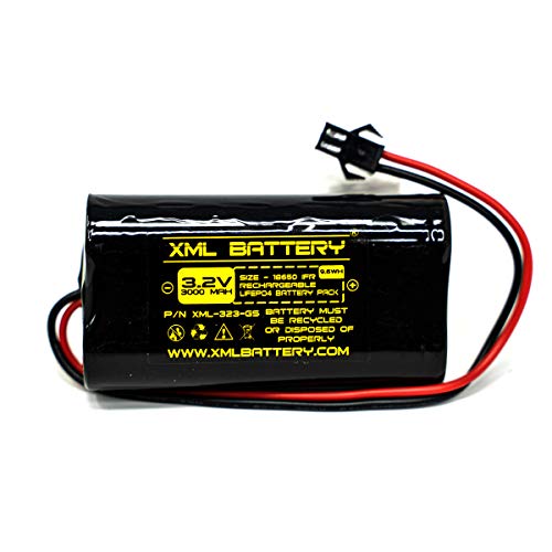 (1 Pack) 3.2v 3000mAh GS-97F-GE GS-97N GS-104 GS-103 GS-94 LIFEPO4 Battery for Outdoor Solar Lights