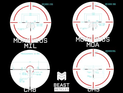 Monstrum Beast ED 1-10x First Focal Plane FFP LPVO Scope - style: CM9 Reticle
