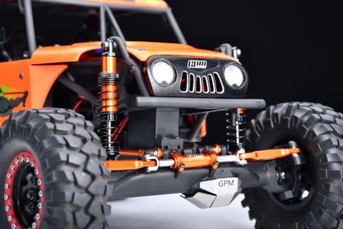 GPM Aluminum 89mm Progressive Spring Shock Set for H10 Optic,Red | Front & Rear, RC Crawler Upgrade, for VANQUISH H10 Optic, Yokohama Sparco RTR, 1/10 Scale - color: Red