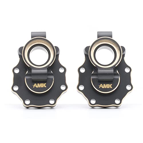 TRX4 Brass Caster Blocks C-Hubs Steering Knuckle Rear Axle Mount Housings Inner Brass Counter Weight for 1/10 RC Crawler TRX6 TRX4 Upgrade Parts (A 6-in-1)