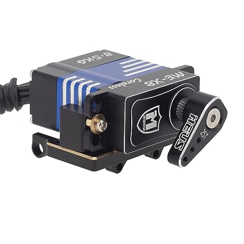 MEUS RACING SCX24 Servo Arm 25T Servo Horn for High Torque Micro Servo SCX24 1/24 RC Crawler Upgrades Parts, 2pcs, Not for Stock Servo - size: SCX24 Servo Arm 2 Pack