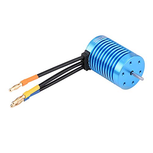 F540 RC Brushless Motor, Sensorless Brushless Motor RC Car Motor 3000KV 4370KV High Torques with 3.175mm Shaft for 1/10 1/12 Truck Crawler (3000KV)