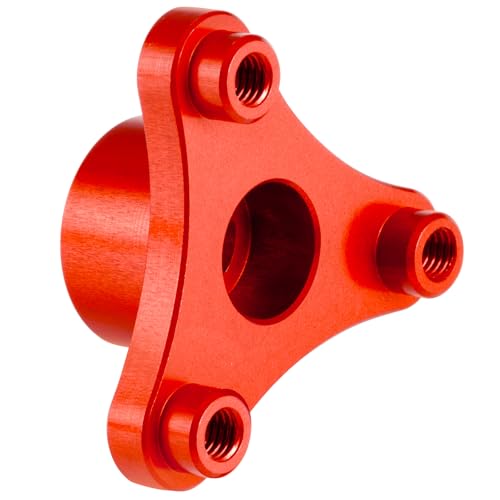 Metal Aluminum Alloy 7075 RC Slipper Clutch Eliminator Compatible with Traxxas 1/10 Stampede/Slash 4x4 VXL RC Car Upgrade Parts (Red) - color: Red