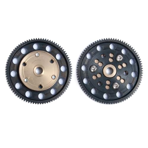 RC car Components Compatible with Axial for SCX10 for Wraith Gearbox 1/10 RC Crawler Car Parts – Steel Transmission Gear Set with Motor Gears