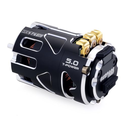 Surpass Hobby 540 V5R Sensored Brushless Motor 5T Competition Level Motor with Shaft 3.175 Modified Use for 1:10 RC Racing Car Truck(Modified 5T) - style: MODIFIED 5T