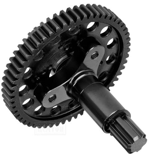 Metal Spur Gear Slipper Clutch 57T(32dp) with 15T/16T/17T Pinions Gear Upgrades Part for 1/10 Granite/Senton/Big Rock/Vorteks 3s mega550,Kraton/Outcast 4S,Black