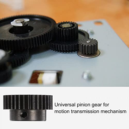 uxcell 1Mod 33T Pinion Gear 10mm Bore Hardened Steel Motor Rack Spur Gear with Step for RC Car Truck Buggy Gear Drive