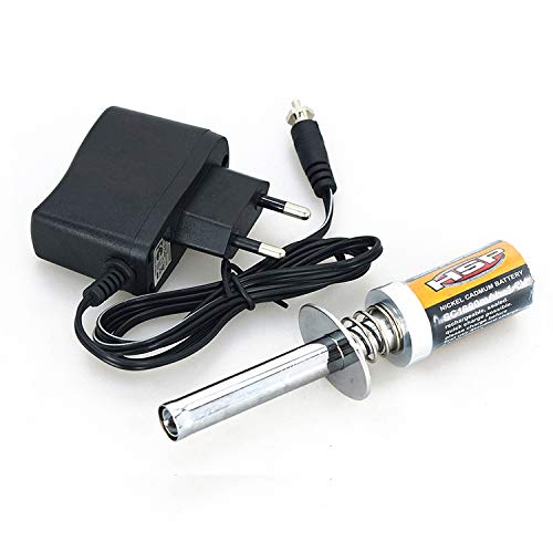 RC 80101 Engine Starter Kit Rechargeable Glow Plug Igniter Ignition SC1800mAh AC Charger EU For RC Cars Nitro Truck Airplane