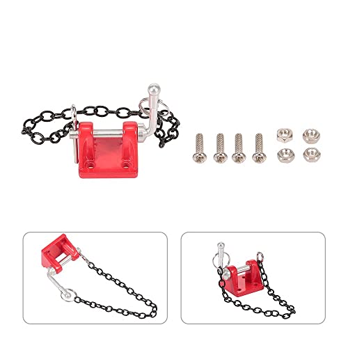 Replacement Part For Metal Tow Shackle Hook Set For 1/10 SCX10 CC01 D90 D110 TF2 RC Rock Crawler