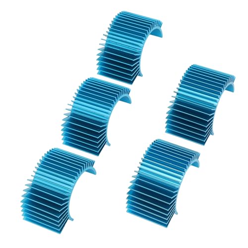 Motor Heatsink Aluminum Alloy Cooler Heat Sink 36mm for 540 550 3650 3660 RC Motor 5 Pack for Brushed Brushless Car Boat Cooling and Replacement Use