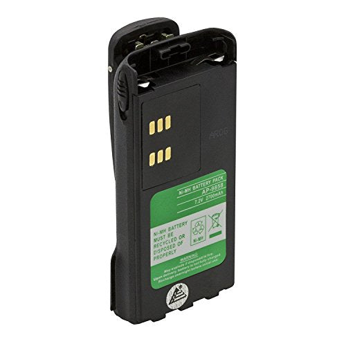 ExpertPower® 7.2V 2700mAh NiMH Battery for Motorola NTN9858, NTN9815, NTN9858AR | Fits XTS1500, XTS2500, PR1500, MT1500 Radios | Ultra High-Capacity Rechargeable Pack - size: NTN-9858H