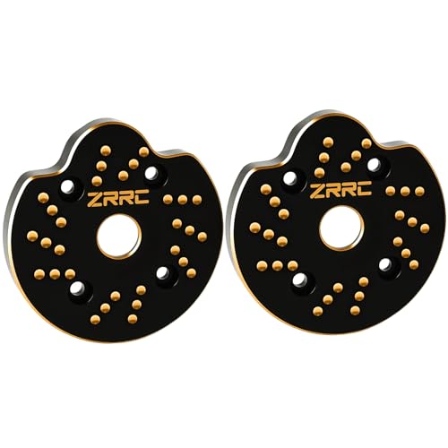 Brass Portal Weights Covers Steering Knuckle Caps Housing Counterweight for Axial SCX10 III AXI03007 & Capra 1.9 UTB AXI03004 1/10 RC Rock Crawler Weight Hangers (Black Gold) - color: Black Gold