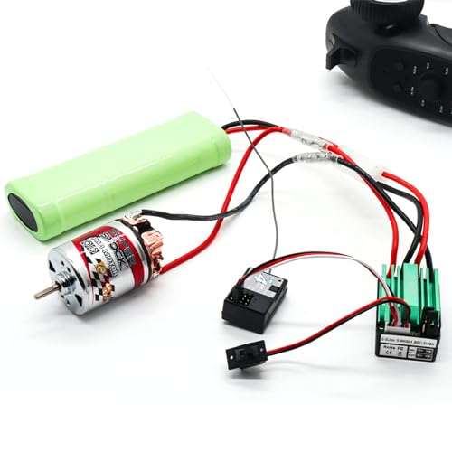 RC Motor 540 17T Brushed Motor Waterproof Stainless Steel Shell Brushed Motor Climbing Car Large Torque Motor Replacement for Axial SCX10 AXI03007 90046 Redcat Gen8 Tamiya TT02 - size: 17 T