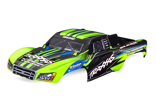 Green Slash 2WD Clipless Body