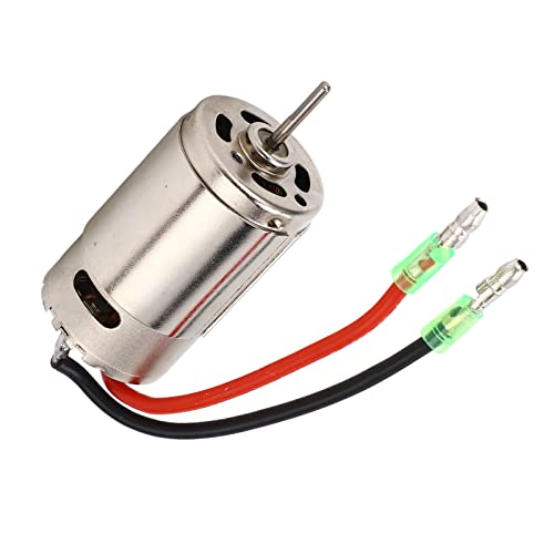 Generic 390 Brushed Motor 7.2V-8.4V 21000RPM High Efficiency Low Noise for 1/16 1/18 RC Cars with Precise Design High Purity Copper Winding